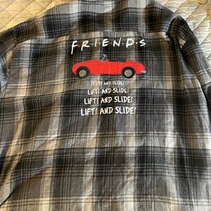 2X mens Friends flannel